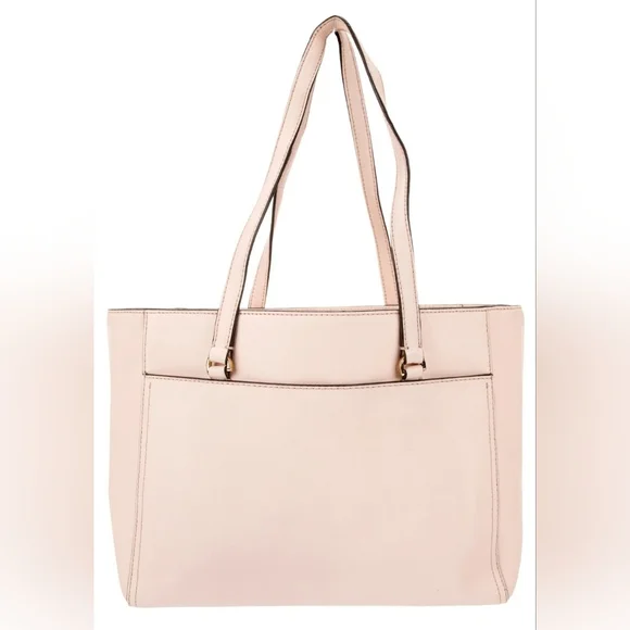 Tory Burch Top Pink Robinson Tote Bag Purse Saffiano Leather - Picture 5 of 9
